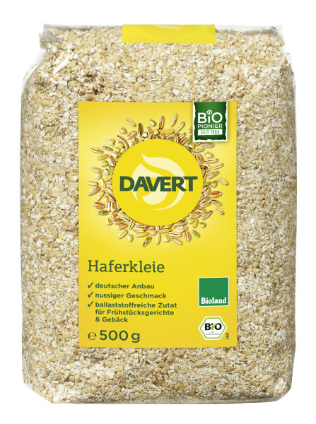 Haferkleie Bioland, 500g