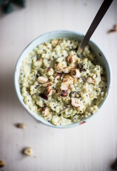 Quinoa-Bulgur mit Ziegenfrischkäse & Cranberries