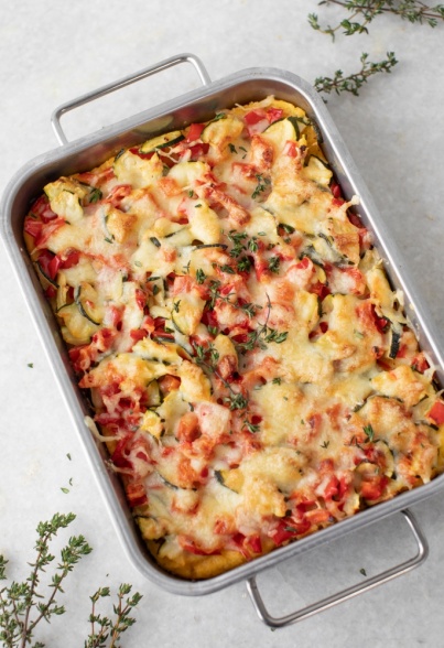 Polenta-Auflauf mit Käsekruste | Rezepte | Davert Online-Shop | Bio ...