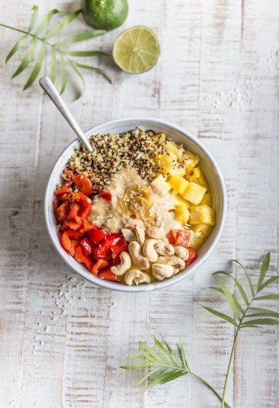 Pineapple-Quinoa-Bowl