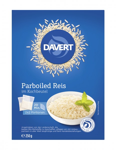 Parboiled Reis im Kochbeutel 250g
