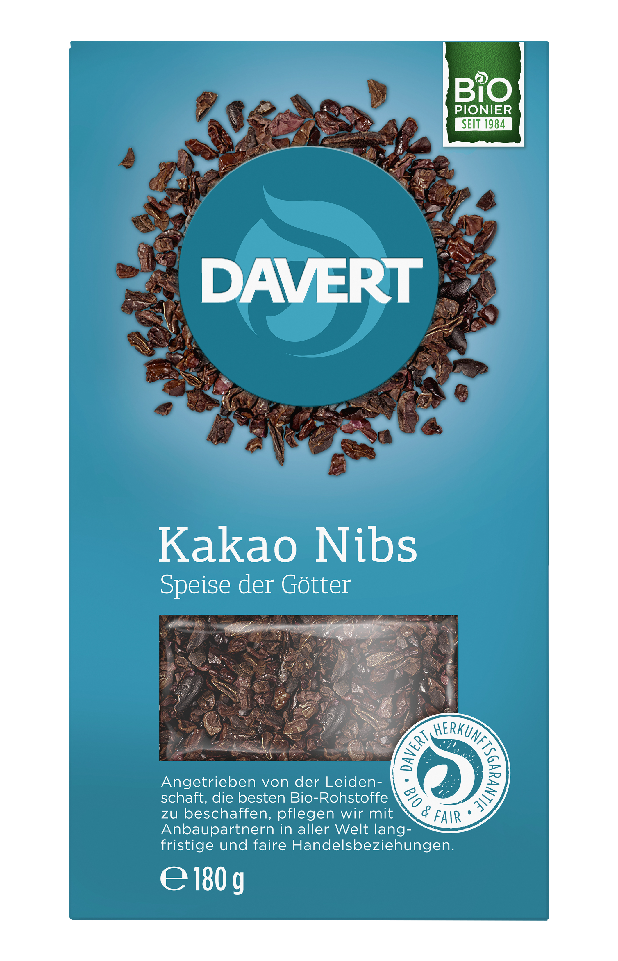 Kakao Nibs 180g Davert Online Shop Bio Naturkost