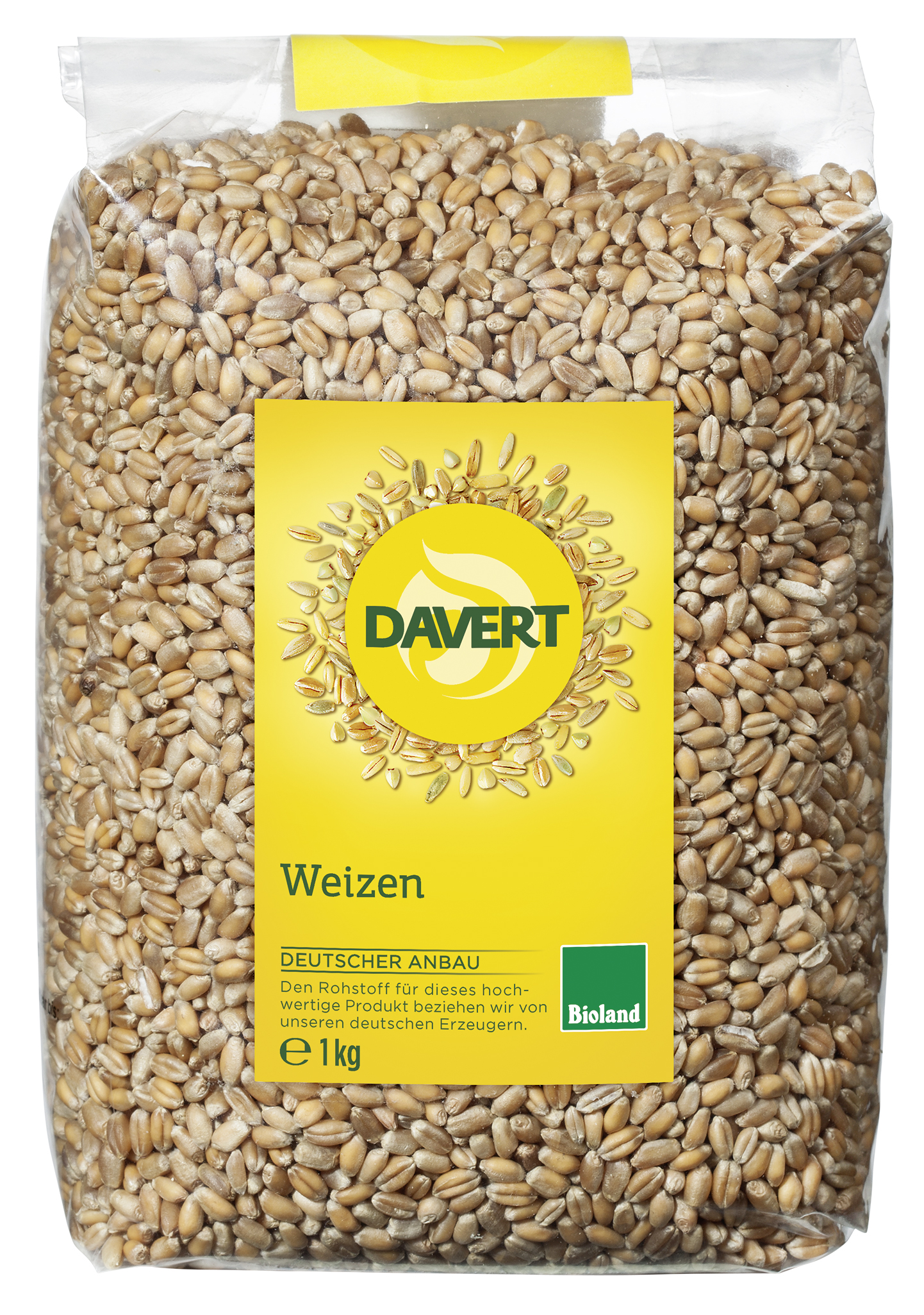 Weizen Bioland 1kg | Davert Online-Shop | Bio Naturkost