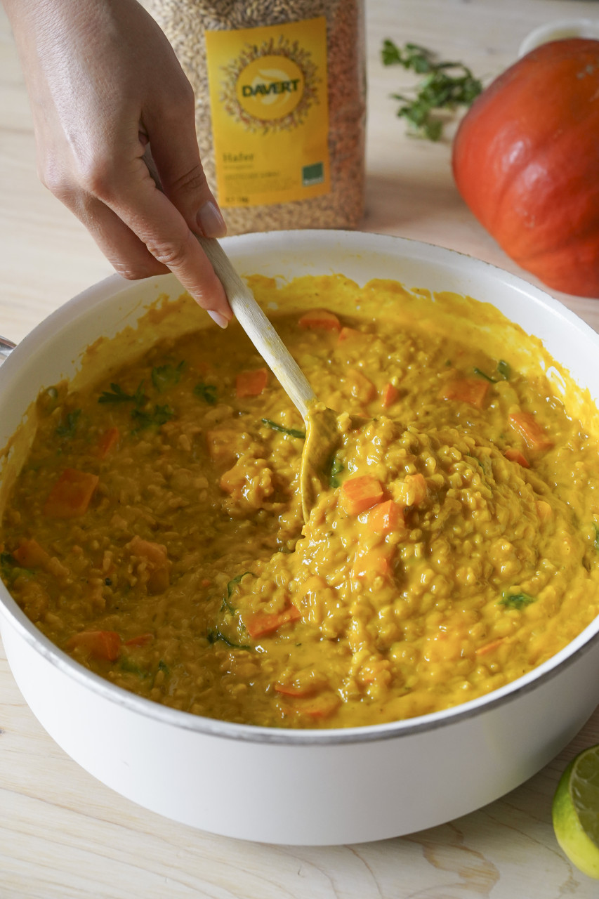 Hafer-Kürbis-Risotto