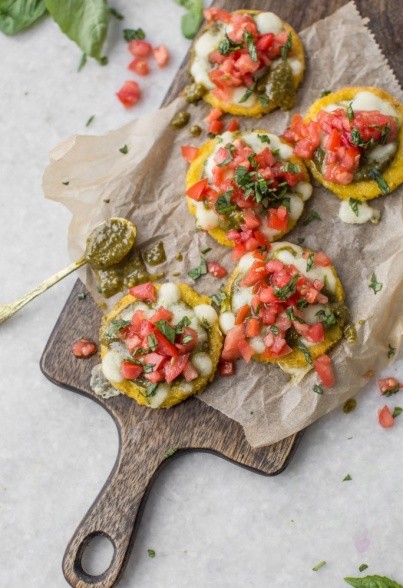 Polenta Pizza Bites