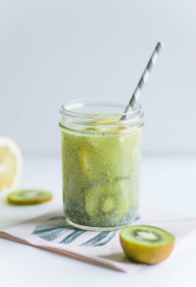 Chia-Kiwi-Limonade