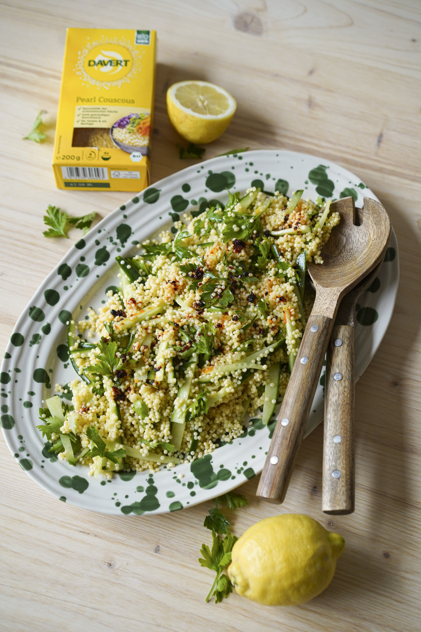 Spicy Golden Pearl Salad