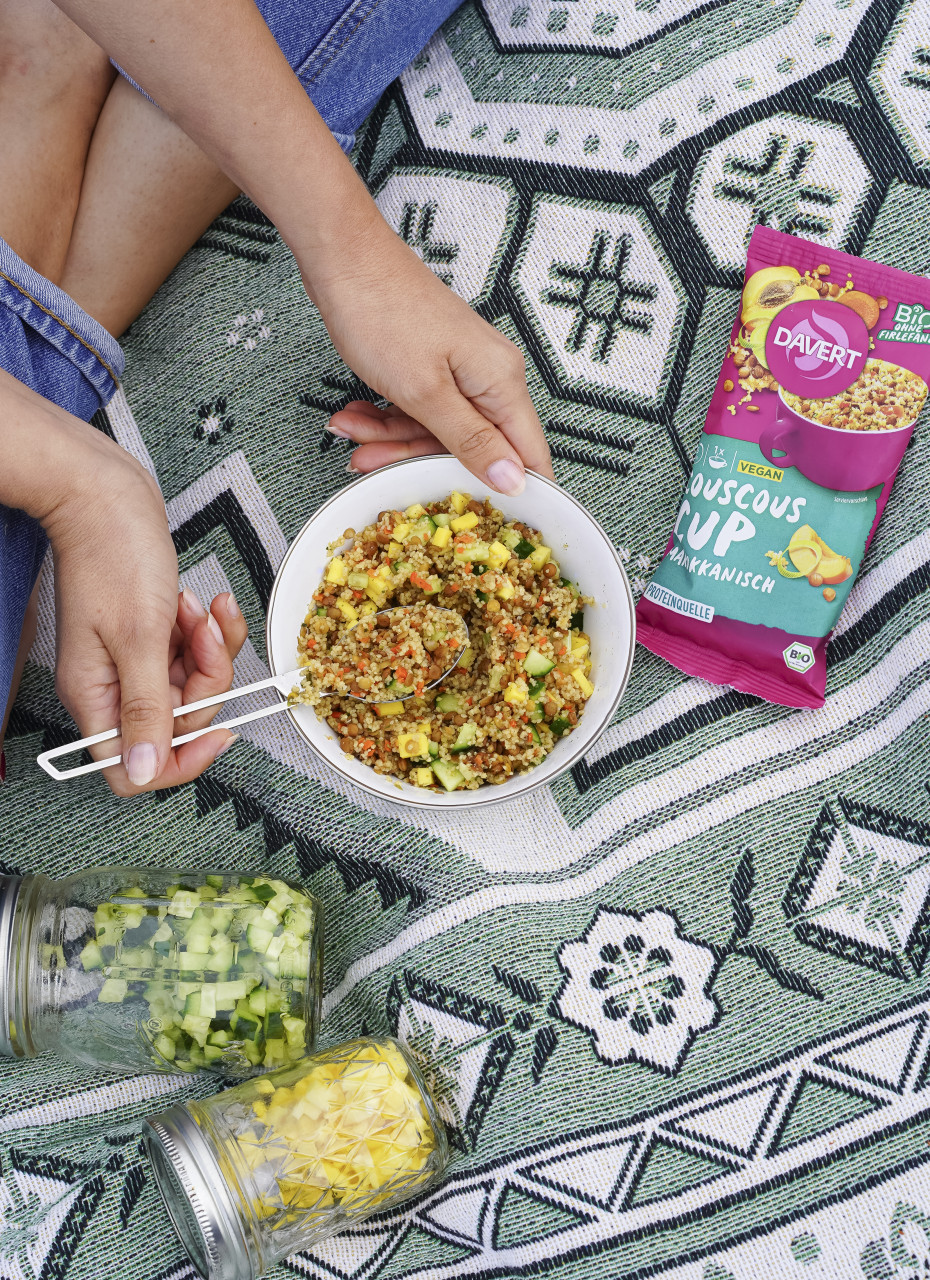 Picknick mit dem Couscous-Cup Marokkanisch