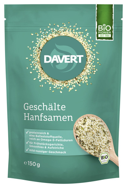 Geschälte Hanfsamen 150g
