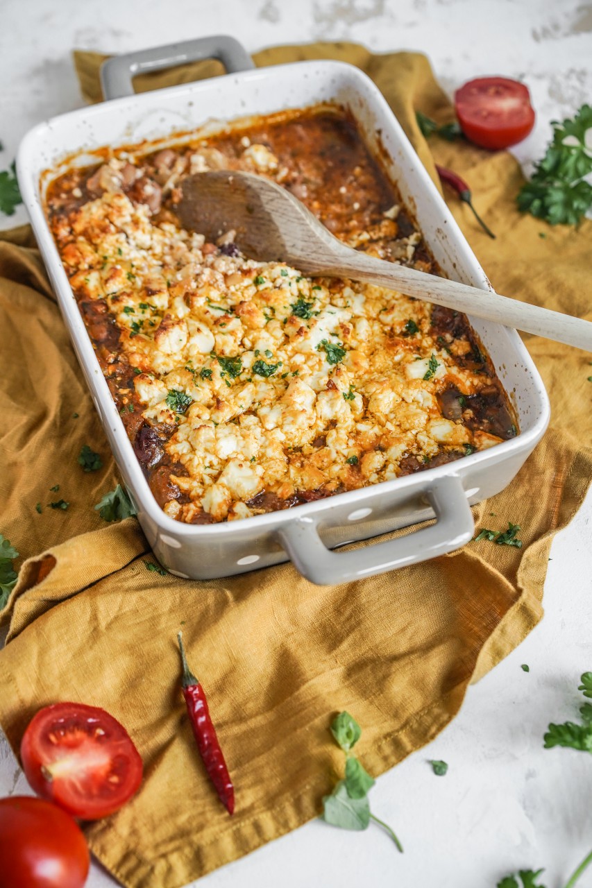 Bunte Bohnen Mezze