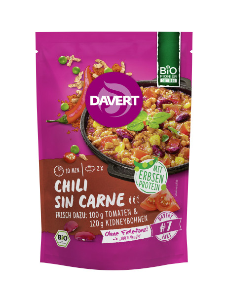 Chili Sin Carne mit Erbsenprotein 80g