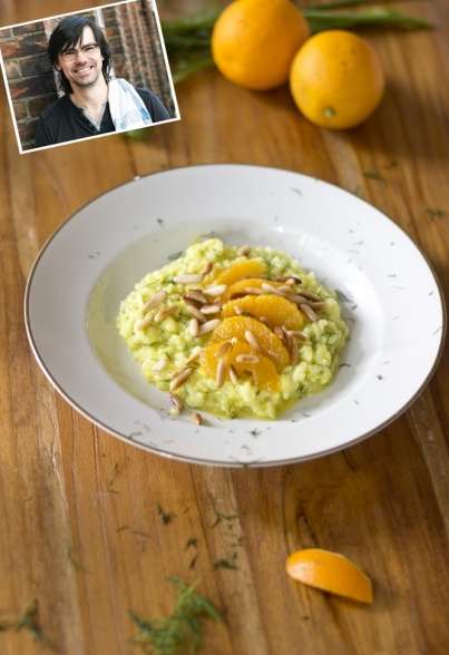 Fruchtiges Orangenrisotto von Volker Mehl | Rezepte | Davert Online ...